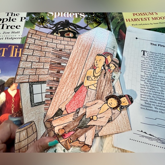 Teacher Collection Learning Center Fall Pack Units 4 sets Books Tapes Activities - Picture 6 of 9